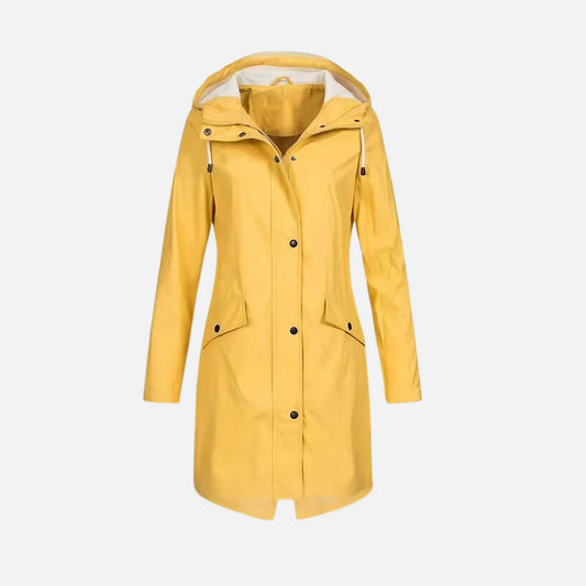 MELEANI women's yellow raincoat