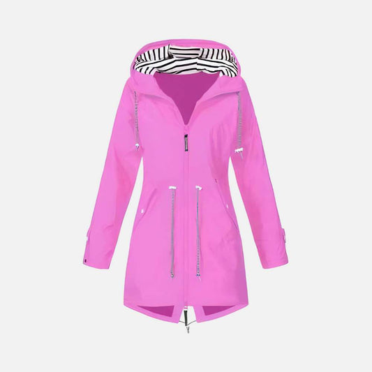 ROSEA pink raincoat