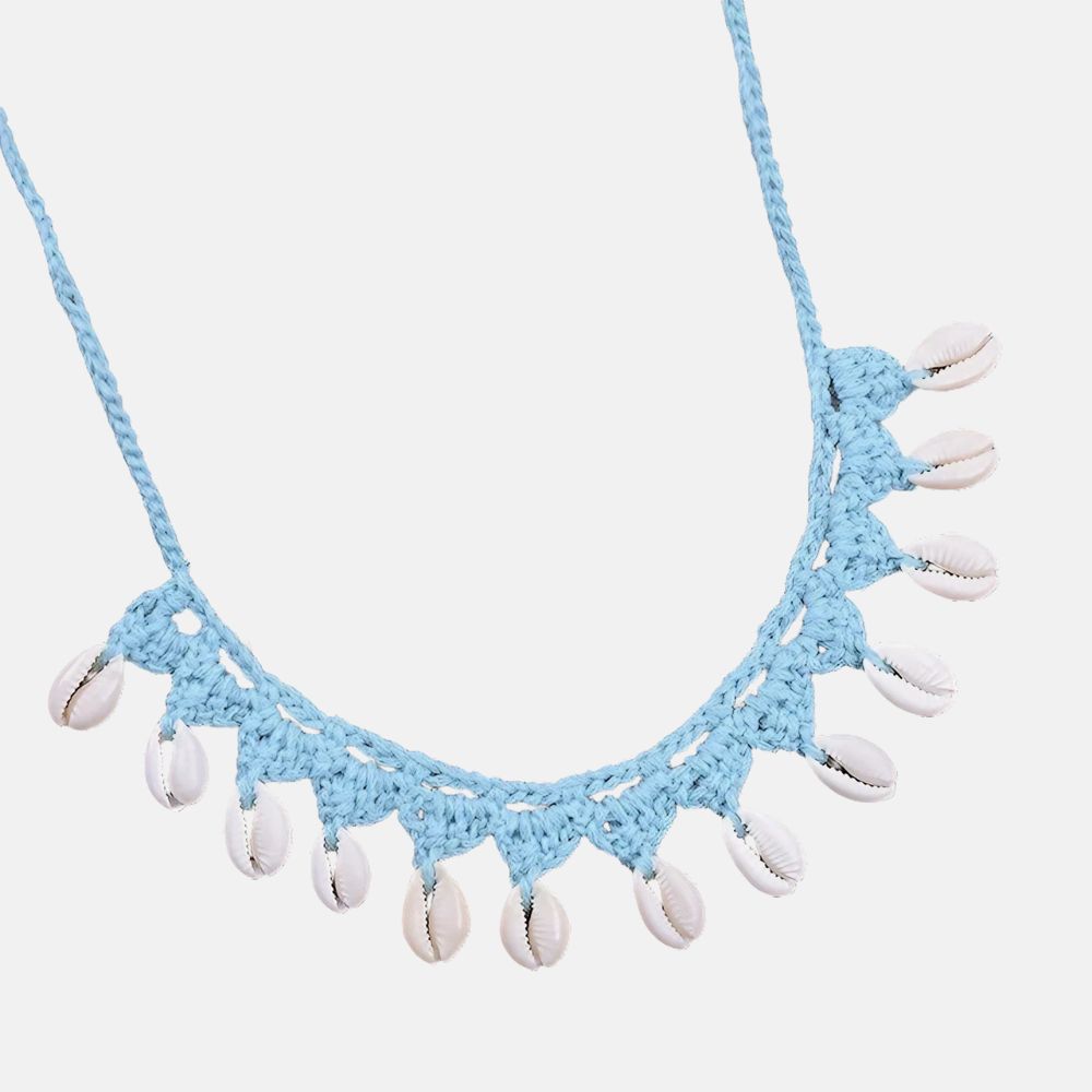 Collier En Coquillage Vintage - Style Plage Vacances - Occasion - Déco Ou Porté