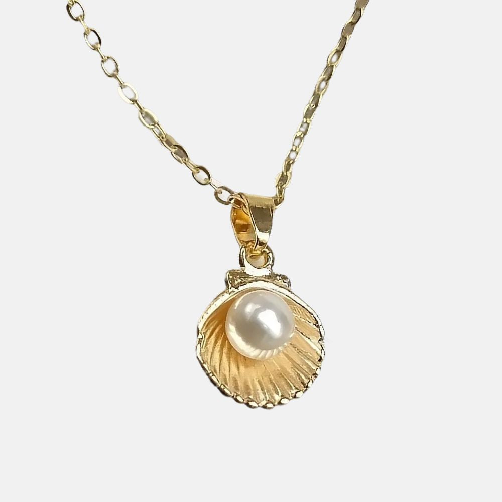Collier perle coquillage - Mer Aux Trésors
