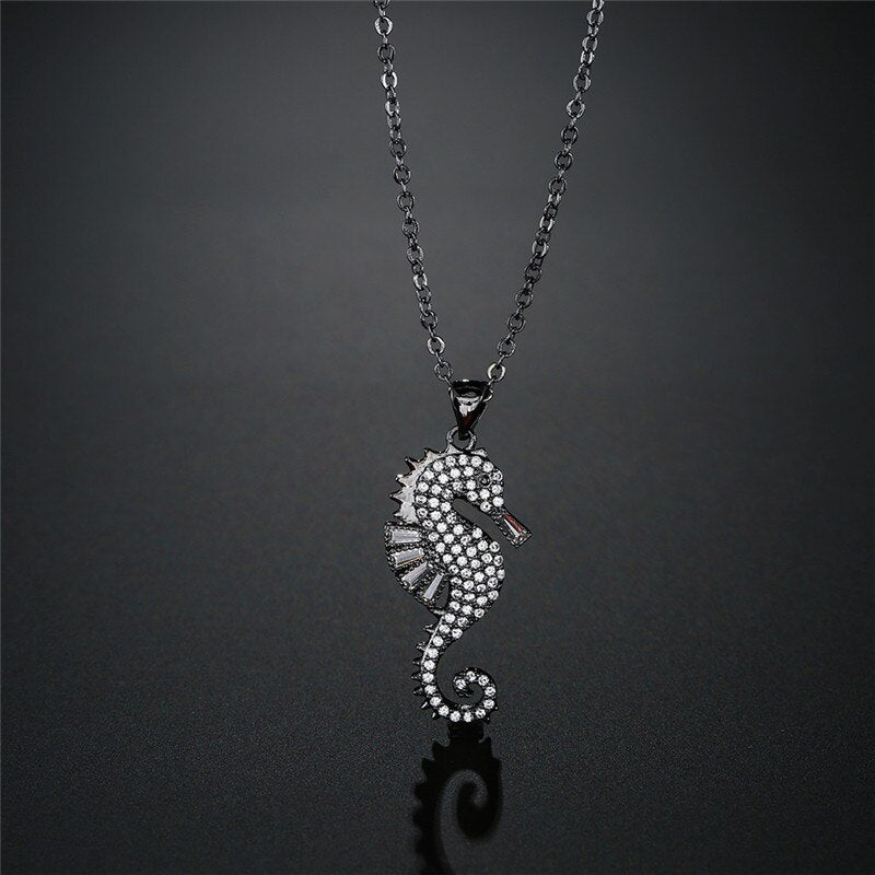 Pendentif Hippocampe Geocoin Pathtag - Trackable Non Activé - Neuf