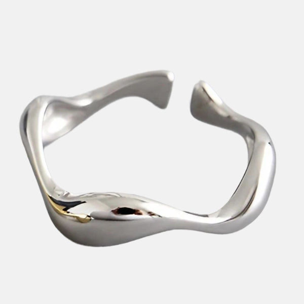 Bague vague océan mer or - Canada