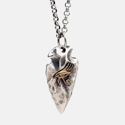 Stone shark tooth necklace