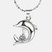 Pendentif dauphin argenté - France Pendentif dauphin argenté - France
