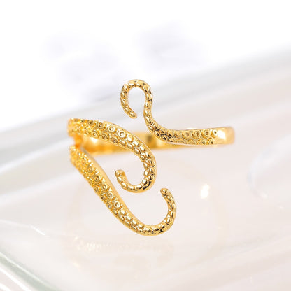 GULA golden tentacles ring