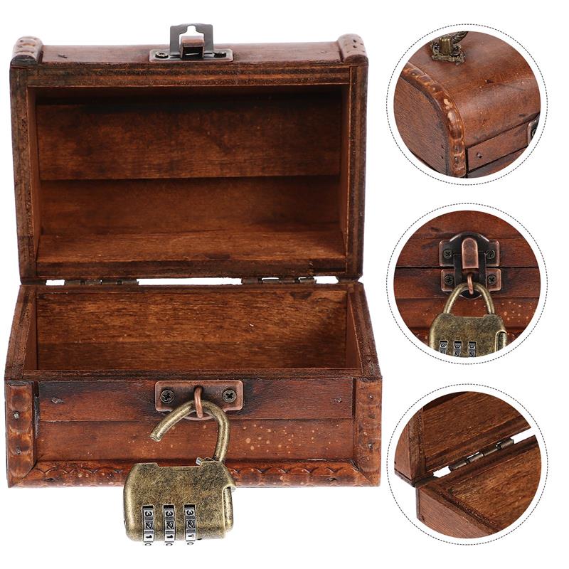 WOODSEA wooden pirate chest