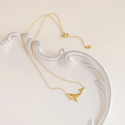 Pendentif baleine or GOLDWHALE