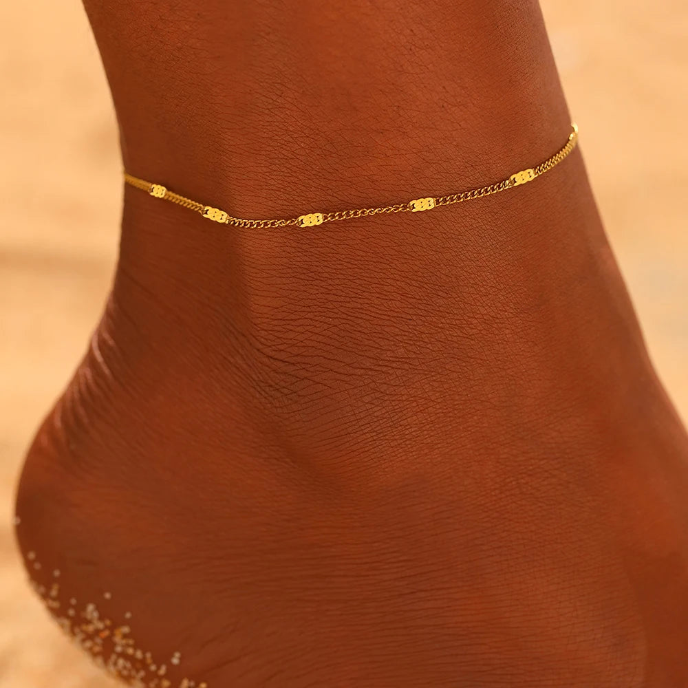 Chaine de cheville plaquée or CHIC ANKLET