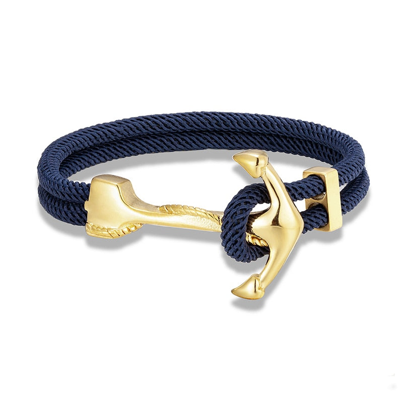 Bracelet ancre marine homme - Mer Aux Trésors
