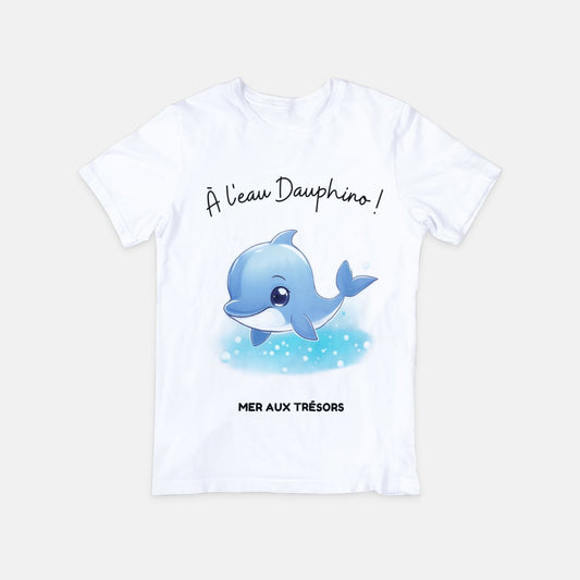 T-shirt Dauphin Mignon À l'eau Dauphino!