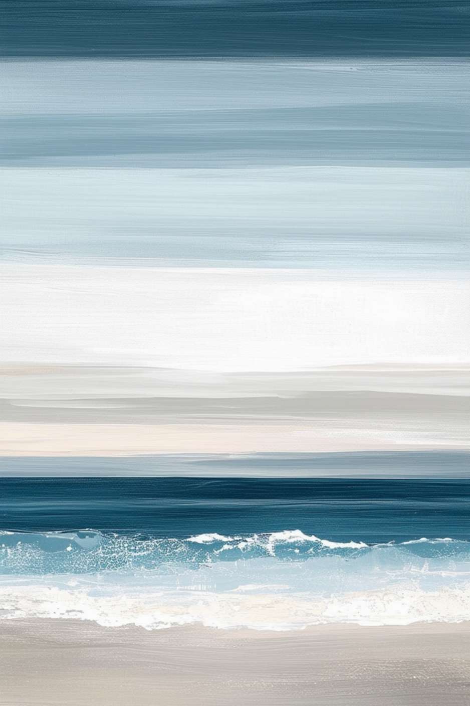COASTART modern seaside painting