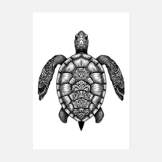 REEF turtle tattoo for men