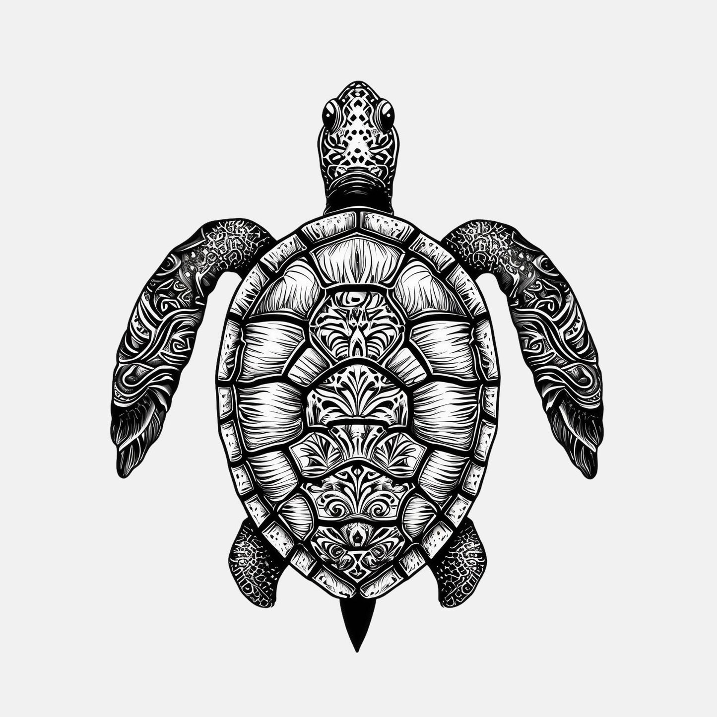 REEF turtle tattoo for men
