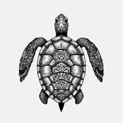 REEF turtle tattoo for men