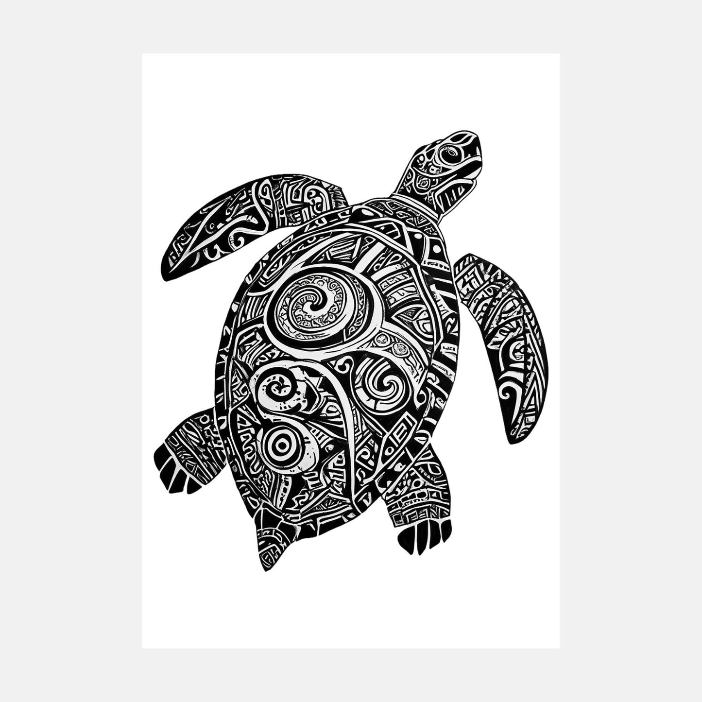 Tatouage tortue maorie femme TAIAO
