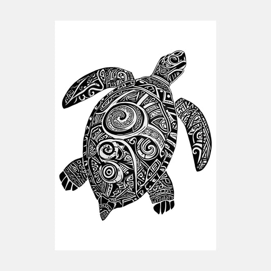 Maori turtle tattoo for women TAIAO
