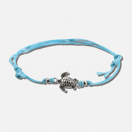 Bracelet de cheville bleu tortue LANI - Mer Aux Trésors