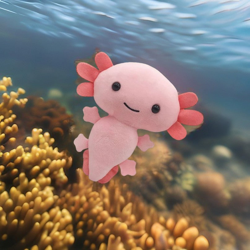 PELUCHE- Peluche Géante Axolotl Salamandre - 4 Pièces, Peluche Douce - Foto 13