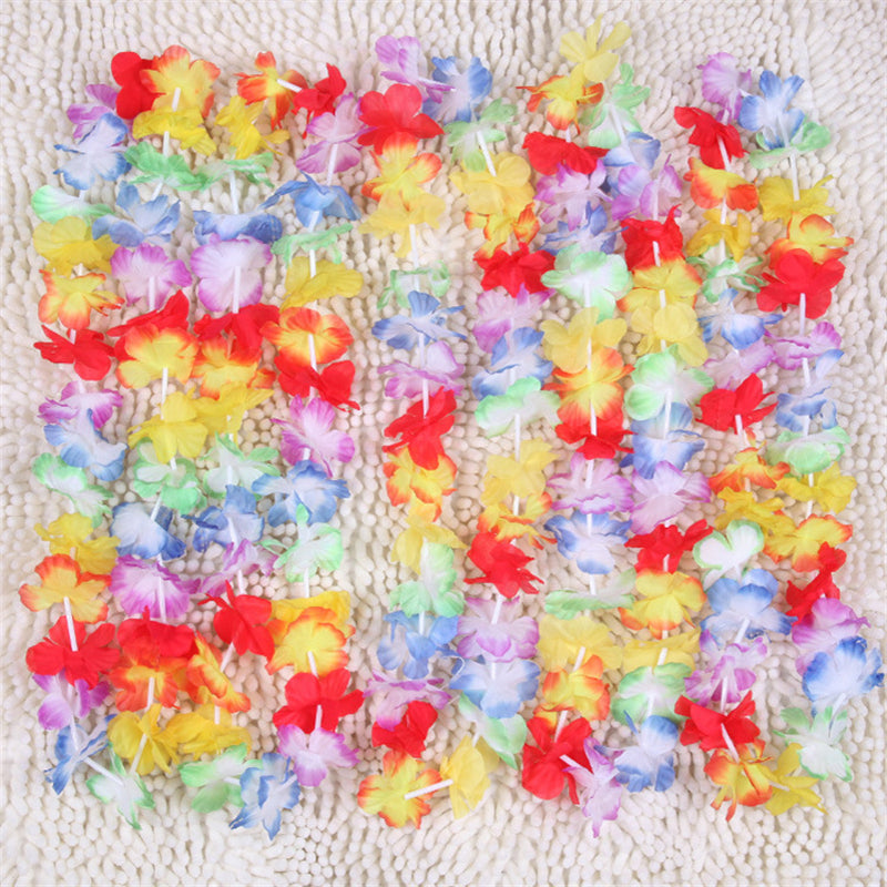 Collier de fleurs hawaïen (x100) - Mer Aux Trésors