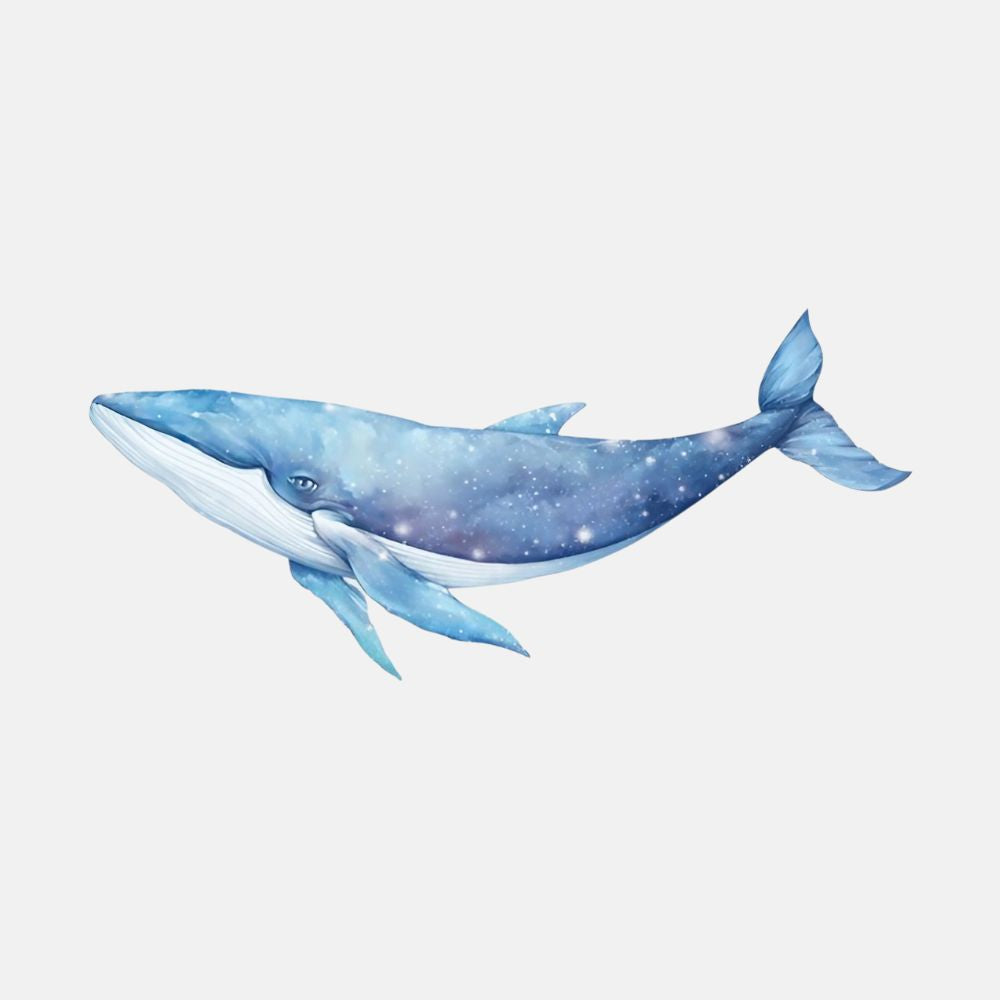 Sticker géant la baleine de l'espace - Mer Aux Trésors
